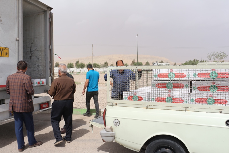 توزيع 1200 بسته گوشت قرباني بمناسبت ماه مبارک رمضان در سمنان